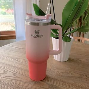 Stanley Adventure 40oz Stainless Steel Quencher Tumbler-Petal/Coral Ombré